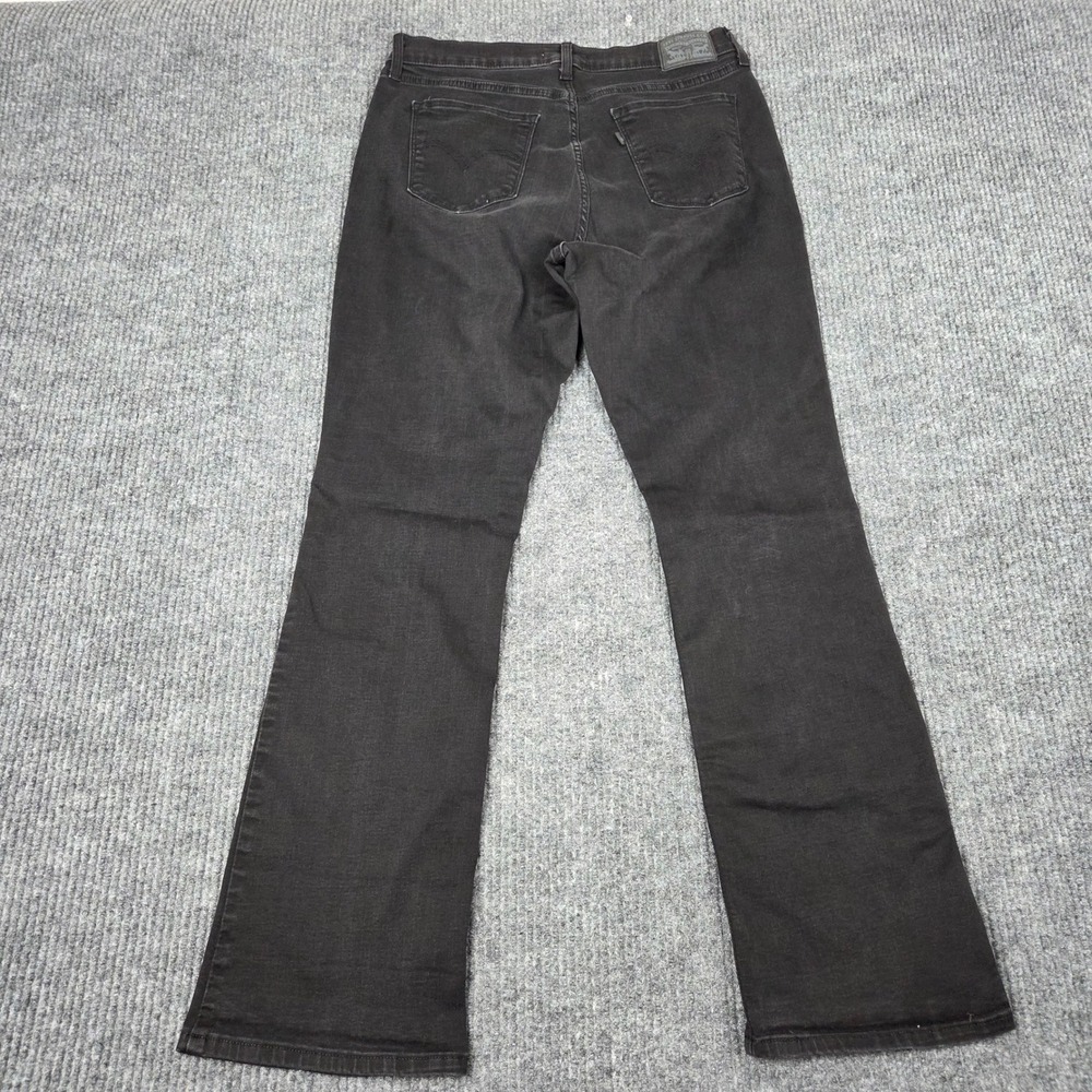 Levis Classic Bootcut Jeans Womens 14M Black Denim 39252-0017 W32 L32